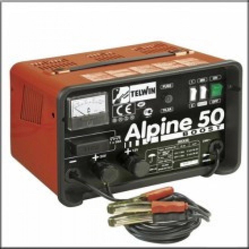 Telwin Alpine 50 Boost - Зарядний пристрій 230В, 12-24В